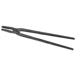 Rundmaul-Schmiedezange 500 mm - Hochwertige Zange für Schmiede und Hufschmiede, ideal für Rundmaterial aus C35 Stahl mit einer Länge von 500 mm. Perfekt für präzise Handwerksarbeiten.