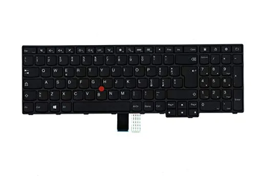 TellusRem ersatztastatur Italienisch Nicht Hintergrundbeleuchtung für Lenovo Thinkpad E550 E560 E560c