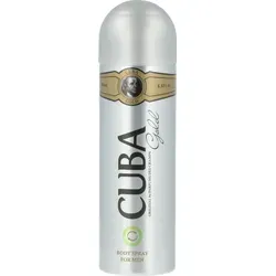 Cuba Gold Körperspray für Herren 200 ml - Hochwertiges Deo für Männer mit orientalischen und blumigen Noten, bietet langanhaltenden Duft und Frische für jeden Anlass.