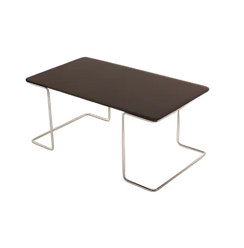 Modern Luxus Couchtisch aus Holz und Edelstahl