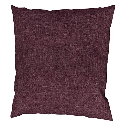 Pillows24 – Palettenkissen – Dekokissen 50x50 | Palettenauflage für Palettensofa | Sitz- und Rückenkissen für Europaletten | Palettenmöbel Indoor & Outdoor, UV-beständig | Made in EU | Pflaume