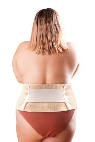 Hydas Nierenwärmer XXL mit Stützfunktion »STARK«, Made in Germany - Nierenwärmer für Damen, extra weit geschnitten für Taillenumfang 140-170 cm. Wärmt Nieren und Rücken, bietet zusätzliche Stütze für mehr Komfort und formt die Figur.