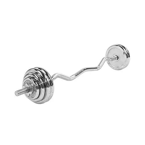 GORILLA SPORTS Hantel-Set SZ Curlstange 120cm mit 2 Sternverschlüssen - Optimales Hantel-Set für Dein Home Gym! Die geschwungene SZ-Curlstange ermöglicht gelenkschonendes Training. Inklusive sicherer Sternverschlüsse für maximale Stabilität.