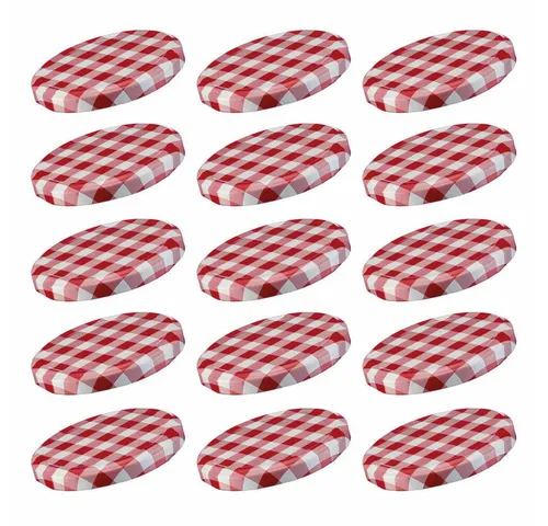 WESTMARK Einmachglas 15 Schraub-/Twist-Off-Deckel für Einmachgläser, rund, ø 63 mm, Weißblech