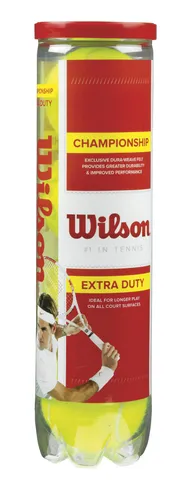 Wilson Tennisbälle Championship Extra Duty Dose 4er von Wilson