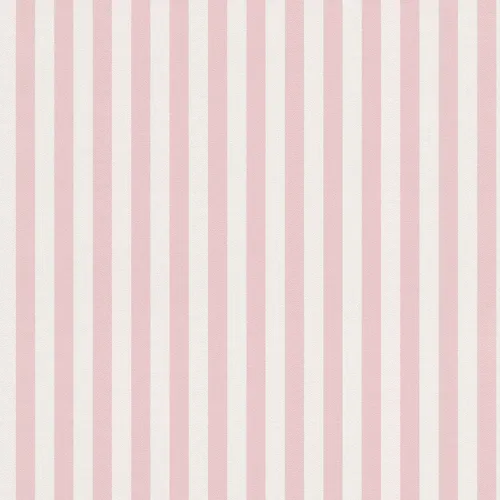 Rasch Textil Tapete Strictly Stripes 289045 Rosa Weiß Streifen Vliestapete