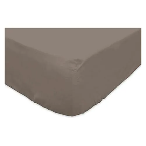 Soleil d'Ocre 92S422 Spannbettlaken Baumwolle 57 Sohn Sie Taupe 140 x 190 cm