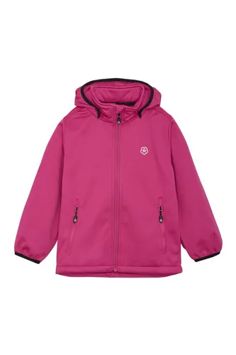 Color Kids Softshelljacke W. Fleece 5970 in festival fuchsia (535) - Outdoor Freizeitjacke für Kinder, wind- und wasserdicht mit 8.000 mm Wassersäulendruck, ideal für aktive Abenteuer bei jedem Wetter.