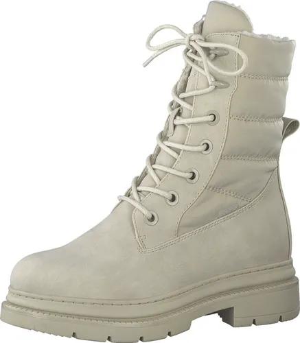 Tamaris Damen Stiefelette Schnürboot gefüttert gesteppter Schaft 1-26853-29, Größe:40 EU, Farbe:Beige