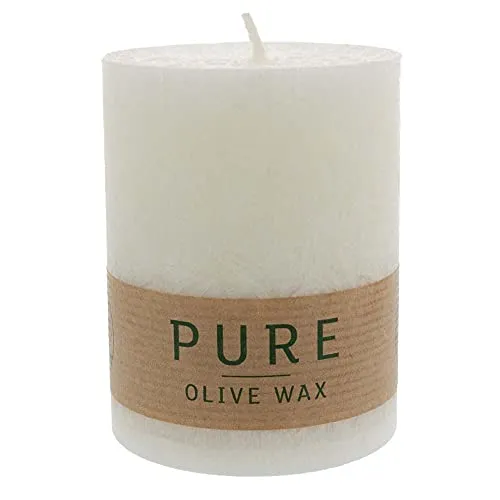 Wenzel Olive Wax Kerze, Natural, 90x70 von Wenzel Kerzen