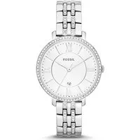 Fossil Damenuhr ES3545 - Klassische Eleganz - Armbanduhren für Damen, elegante Analog Quarz Uhr mit Edelstahl Armband, ideal für stilbewusste Frauen, inklusive Original-Box und -Papieren.