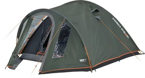 Kuppelzelt Nevada 3.1 dunkelgrün/grau - Zelt für 3 Personen mit 3.000 mm Wassersäule, ideal für komfortable Übernachtungen. Die abgedunkelte Schlafkabine sorgt für erholsamen Schlaf.