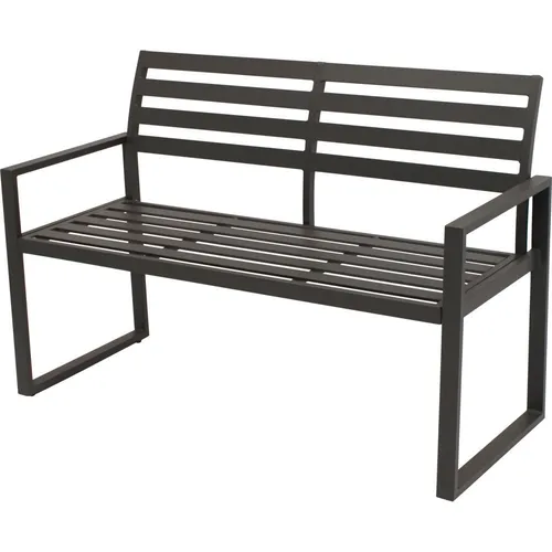 Gartenbank ATLANTA 2-Sitzer Aluminium für den Außenbereich