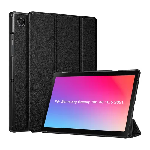 Tablet Schutzhülle für Samsung Galaxy Tab A8 10.5 2021 Cover Hülle Case Schwarz