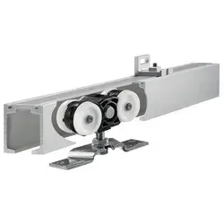 Hochwertiges Schiebesystem Perlan 140 für Türen bis 140 kg - Türsicherungen: Komplettset für Holz-, Kunststoff- und Metallflügel mit geringstem Kraftaufwand beim Öffnen und hoher Belastbarkeit, ideal für Wohn- und Bürobereiche.