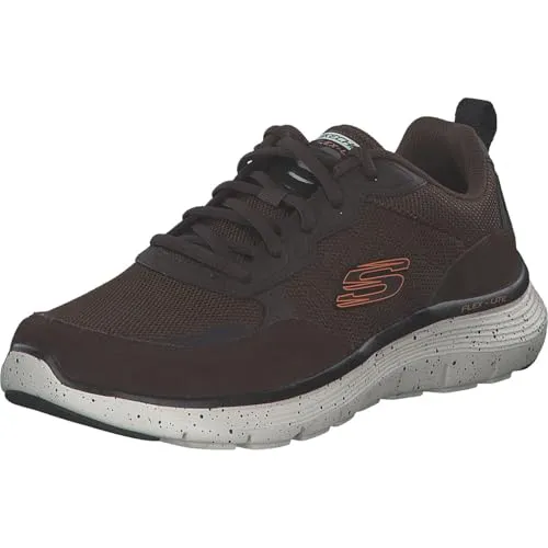 Skechers Herren Flex Advantage 5.0 Sneaker - Herren-Sneaker mit luftgekühlter Komfort-Einlegesohle aus Memory-Schaum und atmungsaktivem Wildleder-Mesh für optimalen Tragekomfort.