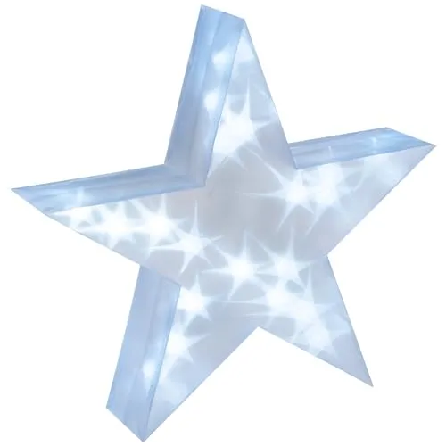 Nipach PVC Stern mit 3D Holografie-Effekt