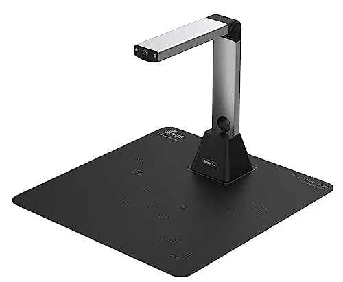 IRIScan Desk 5 - Tragbarer Buchscanner - Präsentationszubehör mit 8MP und 30PPM, ideal für Home-Office und Online-Lehre, inklusive OCR für 138 Sprachen und stufenlosem Fülllicht.