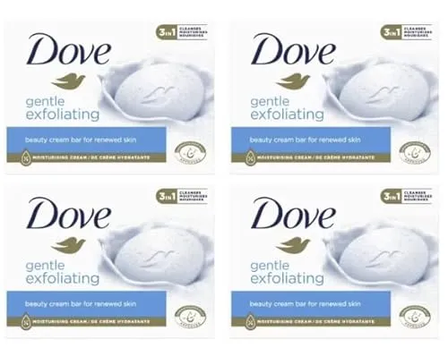 Dove Seife Gentle Peeling Soap Bar (4 x 90 g) von Dove