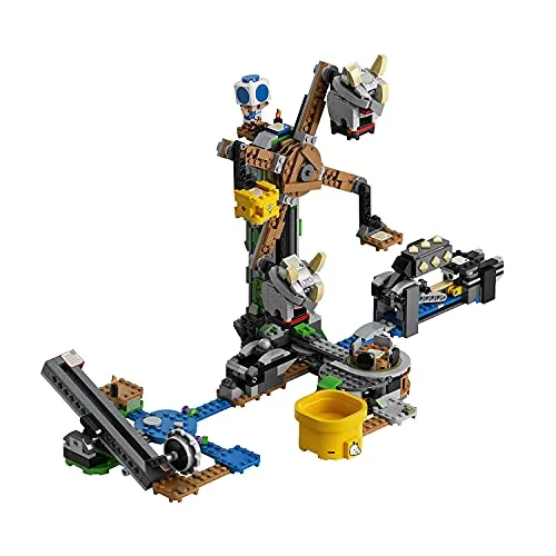 LEGO 71390 Super Mario Reznors Absturz – Erweiterungsset für kreatives Spiel - Das LEGO Erweiterungsset „Reznors Absturz“ bietet spannende Herausforderungen mit rotierenden Plattformen und legendären Figuren. Ideal für kreative Spielstunden, allein oder im Team, und ein perfektes Geschenk für jeden Super Mario Fan.