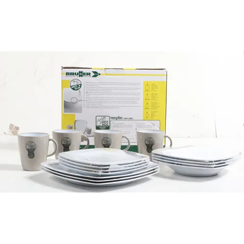 Brennenstuhl Brunner Khadì Geschirrset, 16-teilig + NEU (279604)