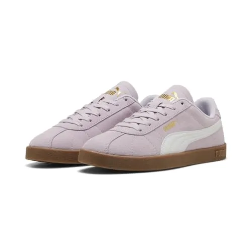 PUMA Womens Club Casual Trainers Purple - Herrenmode: Stylische Sneakers mit recyceltem Obermaterial und SOFTFOAM+ Innensohle für optimalen Komfort und Dämpfung.