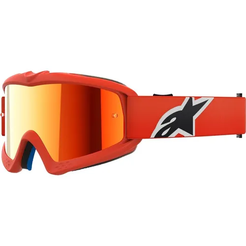 Alpinestars Kids Crossbrille Vision Corp - Orange, Mirror Red