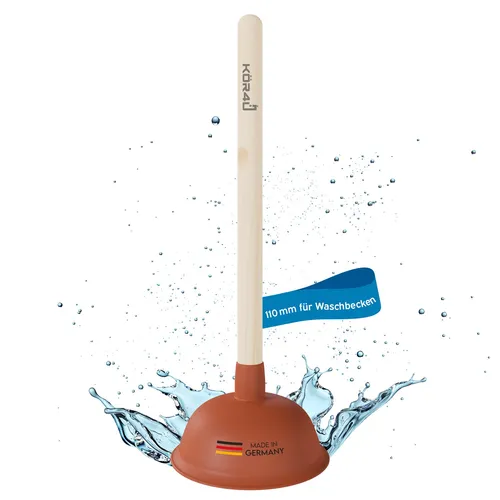 Pömpel mit Stiel 110mm Saugglocke Gummistampfer gegen Verstopfungen, chemiefrei