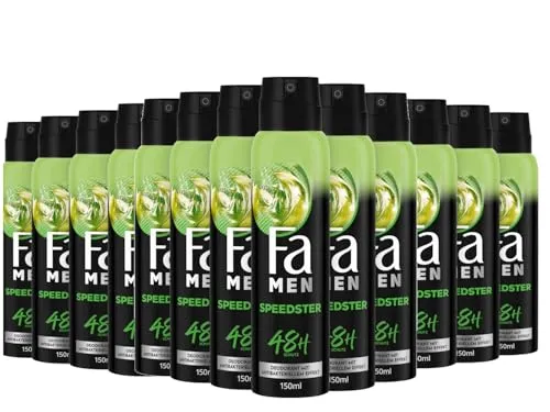 FA Deospray Men Speedster mit Taurin (12x 150 ml) von Fa