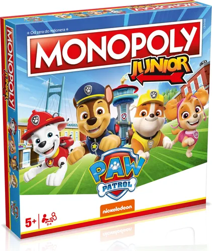 Brettspiel „Monopoly Junior Paw Patrol“ für Kinder
