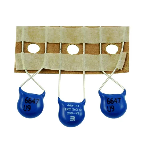 5x Keramik Kondensator 2,2nF 440V AC Evox Rifa ERO610RJ4220MCRA d8x4mm 2200pF