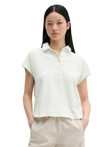 Marc O'Polo Damen Poloshirt XL - Elegantes Damen Poloshirt mit markantem Polokragen und halber Knopfleiste. Ideal für den Alltag, bietet es eine bequeme Passform und seitliche Saumschlitze. Aus hochwertigem, leichtem Material für ultimativen Tragekomfort.