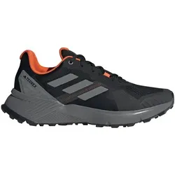 adidas Terrex Soulstride Trailschuh Herren – Schwarz, Orange, Größe 44 2/3 - Laufschuhe mit hervorragendem Grip und Dämpfungskomfort für Trailrunning und Straßenläufe. Atmungsaktives Mesh-Obermaterial und stabile Passform für optimale Performance.
