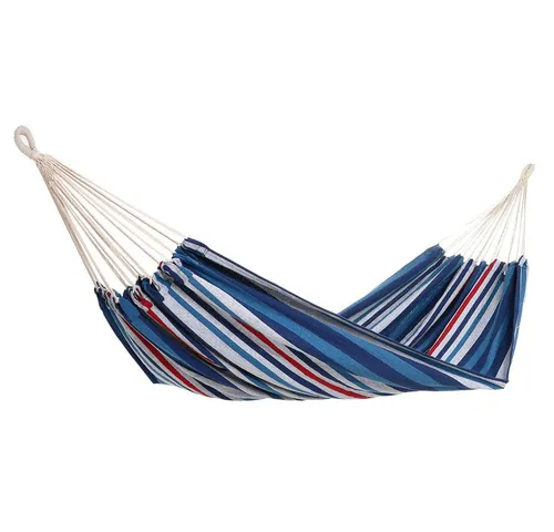 Detex Hängematte, XXL 2 Personen 150cm breit bis 300kg belastbar atmungsaktiv Blau