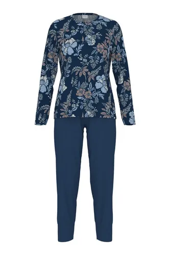 Mey Pyjamahose Blau 40 - Bequeme Pyjamahose aus 100 % Baumwolle in tiefem Marineblau. Pflegeleicht bei 40 °C, ideal für entspannte Nächte. Perfekt für gemütliche Stunden zu Hause.