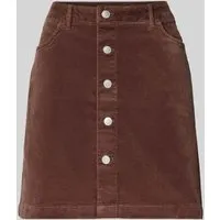 TOM TAILOR Denim Damen Mini-Rock aus Samt mit Knopfleiste von Tom Tailor