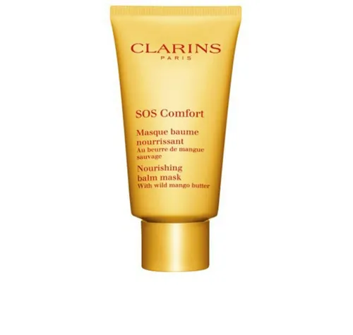 Clarins SOS Comfort Nourishing Balm Mask 75ml - Beruhigende Gesichtsmaske - Beruhigende Maske für alle Hauttypen, ideal zur Pflege und Hydratation der Gesichtshaut. Kompakt und praktisch für die tägliche Schönheitspflege.