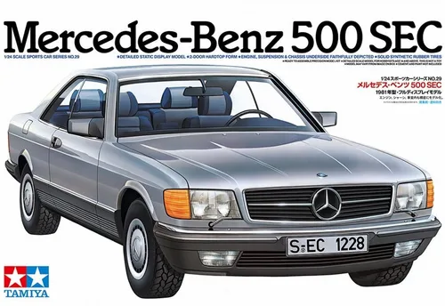 Tamiya 24029 Mercedes-Benz 500 SEC 1:24 Bausatz Neu OVP