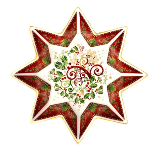 Goebel Palais Royal Schale klein Stellar 17 cm Weihnachtsmotiv Sternschale