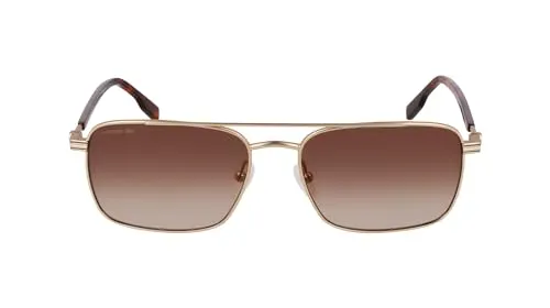 LACOSTE L264S 710 GOLD Herren Sonnenbrille - Sportbrillen mit elegantem goldenen Rahmen, ideal für stilvolle Auftritte und optimalen UV-Schutz.