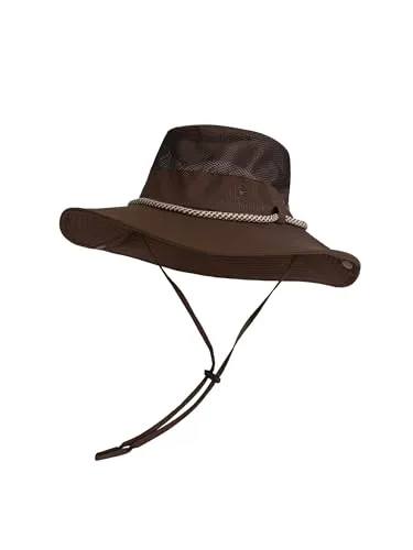 SCHIETWETTER Unisex Erw. Safarihut Billy, Sonnenhut, Sonnenschutz mit UV 50+, Buschhut, Wanderhut, breite Krempe, mit Kinnband