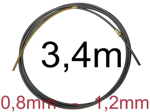 Kohle Teflonseele 3m Drahtspirale Drahtseele Drahtführung MIG/MAG 0,8-1,2 mm 3 m