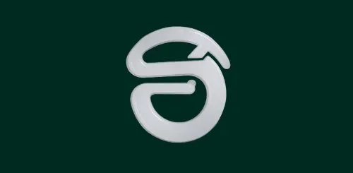 Ruther & Einenkel S-Haken für Raffrollos, weiß / 10 Stück