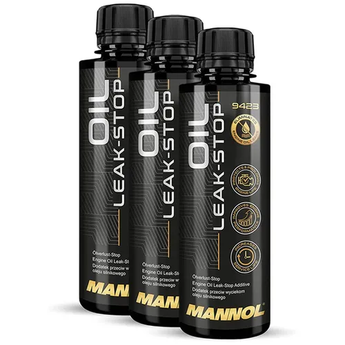 Motoröl Öl 3 x 250 ml Leck Stop MANNOL Dicht Verlust Ölverlust Motordichtmittel