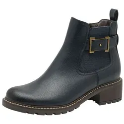 Jana Damen 8-25486-45 Stiefelette, Navy, 38 EU - Wanderschuhe, stilvolle und funktionale Stiefeletten aus 100 % veganen Materialien, ideal für breite Füße und hohen Tragekomfort im Alltag.