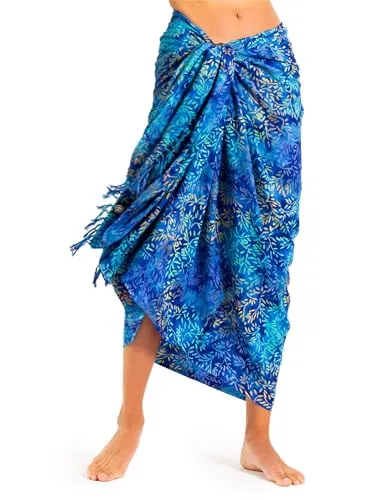 PANASIAM Sarong B109 green leaf, L von PANASIAM