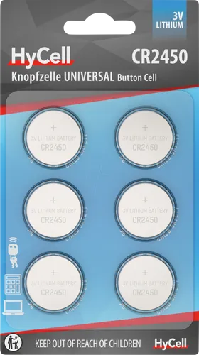 ANS 1516-0249 - Lithium-Knopfzelle CR2450, 6er Blister