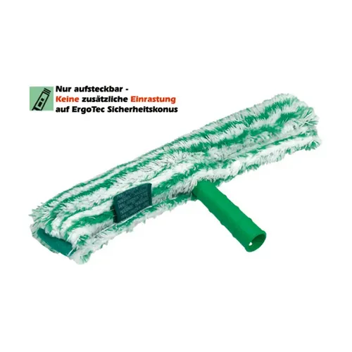 Unger MC350 Fensterwischer Monsoon Strip Pac 35 cm - Komplettwischer mit hohem Wasseraufnahmevermögen, ideal für gründliche Fensterreinigung dank extra langer Mischgewebe-Fasern und innovativer Wasserkammer-Technologie.