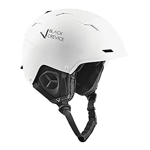 BLACK CREVICE Skihelm GERLOS weiß, M (54-57cm)…
