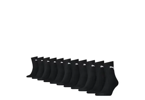 PUMA Short Crew Sportsocken 11er Pack schwarz 35-38 - Bequeme Sportsocken im praktischen 11er Pack, ideal für Basketball, Joggen und mehr. Mit einem kurzen Rippbund für optimalen Halt und aus hochwertiger Baumwoll-Mischung für angenehmen Tragekomfort.